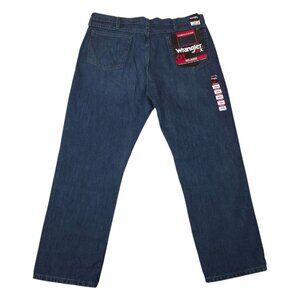 Wrangler 20X Mens Relaxed Fit Jeans 36X30 Dark Wash Cotton Denim Bootcut